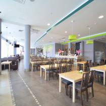 Вид столовой или кафе Бизнес-центр MФЦ «Газойл Сити»